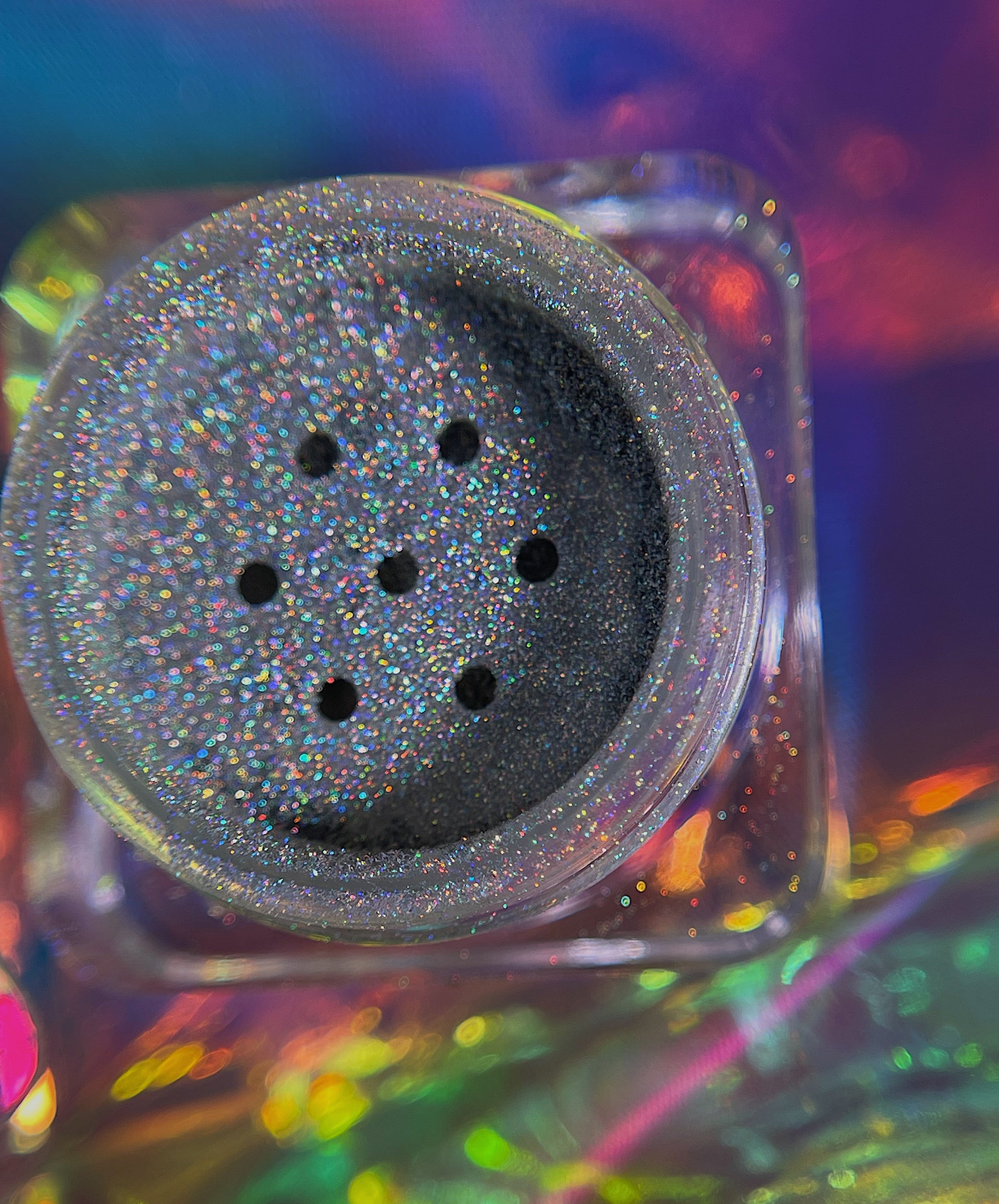 JD Glow Cosmetics  HD Crystals-Silver Holo