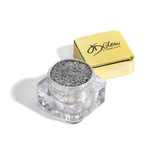 JD Glow Cosmetics  HD Crystals-Silver Holo